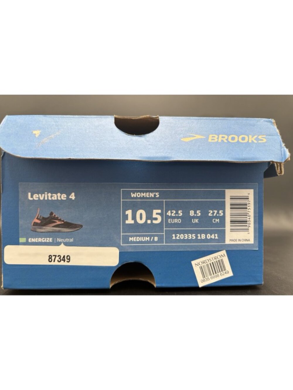 Brooks Women's Running Shoes Size 10.5 Blue Black Energize Neutral New In Box - Picture 10 of 10